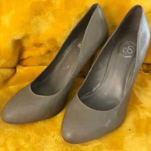 Jessica Simpson Taupe High Heels